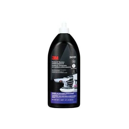 3M 3M Perfect-It Random Orbital Compound 34131, Quart 32 fl oz/946 mL Quart 7100270078